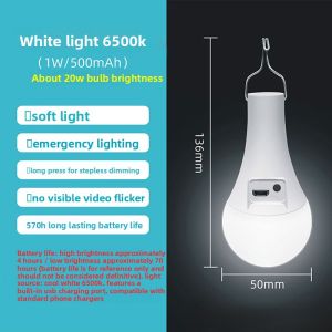 NIOYE | Emergency Portable Lighting Bulb Long-lasting Outdoor
