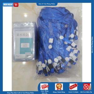 Đeo thẻ học sinhnhân viên (thẻ ngang 208thẻ dọc 107dây đeo thẻ) - 1 Cái