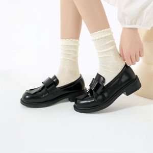 Ballet-Style Ruffle Socks Summer Breathable Mid-calf Seamless Design
