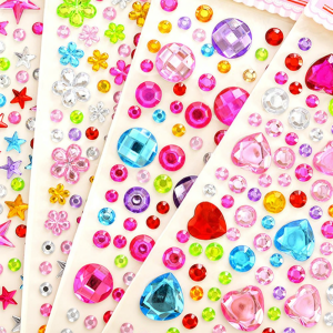 DAXIANTONGXIN | 3D Crystal Embossed Cat & Animal Stickers for Girls Guka Handbook Decor