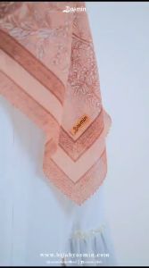 Segi Empat Yasmin Ys 217 Yasmila Scarf Yasmin Hijab Segi Empat Voal Premium Lasercut 110 x 110cm