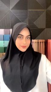 HIJAB BERGO HAMIDAH HIJAB  UKURAN M L TERMURAH LABEL AKRILIK