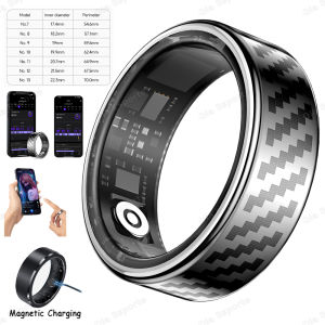Newest Smart Ring Call Message Notification Hand Gestures Control Health Monitoring IP68 5ATM Waterproof Ring Men Women 2025 New
