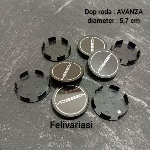 dop roda tutup velg variasi AVANZA motif vossendiameter 57 cm harga satuan 1 biji.