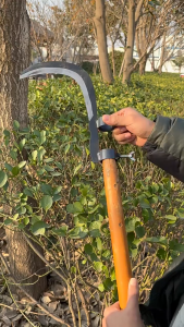 Adjustable Sabit Pisau Pangkas Alat Pertanian Pinang Ranting BR309 Tajam Rumput Pohon Potong