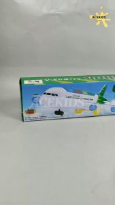 Mainan Anak Cowok Pesawat Terbang Citilink Airbus Lampu Edukasi Acekids
