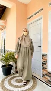 Zaskia Dress Crinkle Airflow Premium Import