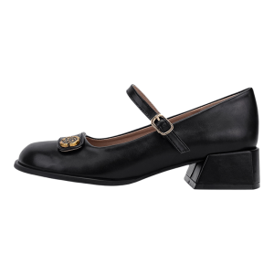 Wide Toe High Heel Mary Jane Shoes