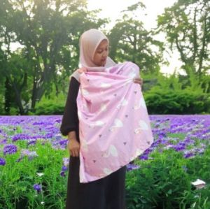 gendongan samping ringsling karakter/gendongan bayi ring sling