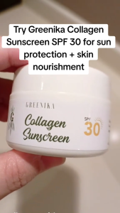 [ COLLAGEN SUNSCREEN WITH NIACINAMIDE ] Greenika Collagen Sunscreen with SPF 30 Whitening Sunscreen Sunblock Sunscreen With Moisturizer Sunblock Whitening Face Cream Sunscreen for Face Sun Screen Sun Block Sunscreen with Collagen Day Cream - Lazada