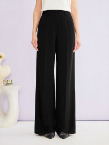 Fashion Business Casual Triacetate Blend Trousers