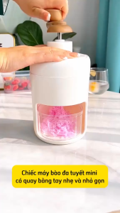 Máy Bào Đá Mini Cầm Tay Không Cần Điện | Lưỡi Inox 420 Sắc Bén | Dễ Vệ Sinh – Tiện Dụng Mùa Hè