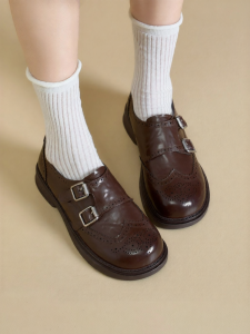 Josiny | Fashionable Soft Bottom Brogue Shoes