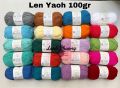Len Yaoh, Len Yaoh Wool Sợi To 3mm Cuộn 100gr Đan Móc Thu Đông. 