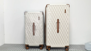 SeaChoice กระเป๋าเดินทางเก็บสัมภาระแบบแข็งพร้อมล้อสปินเนอร์ 24นิ้ว 30นิ้ว ราคาที่รวม คู่เก็บ 2 ชิ้น Travel Luggage วัสดุ PC น้ำหนักเบา พร้อมระบบล็อค TSA (Family Travel Series ) และซิป YKK