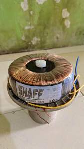 trafo troid shaff audio 10a 55v 45v ct 45v 55v