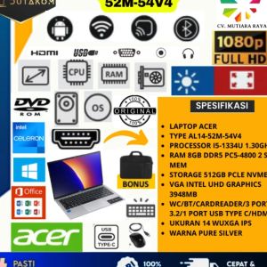 LAPTOP ACER AL14-52M-54V4