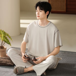MiiOW | Cooling Light Modal Short Sleeve Long Pants Sleepwear