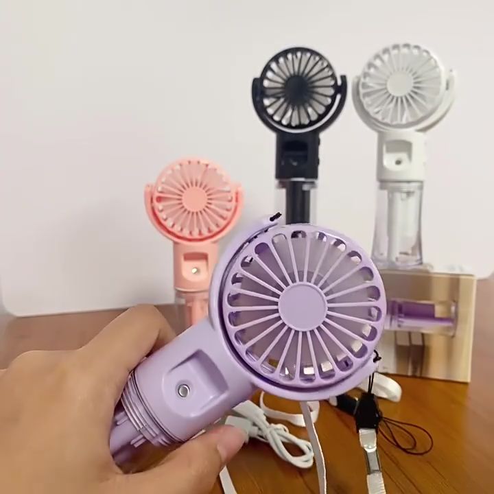 SG 🔥[READY STOCK] Portable Handheld Fan Mini Mist Fan air cooler Type C