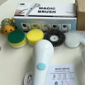 5 in 1 Wireless Electric Cleaning Brush Rechargeable Multi-functional for Kitchen/Bathroom/Shoes. 