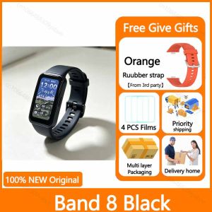 HUAWEI | Original HUAWEI Band 8 Smart Band All-day Blood Oxygen 1.47 AMOLED Screen Heart Rate Smartband 2 Weeks Battery Life