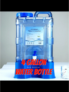 4 Gallon Polycarbonate Water Container + Stand with Float Ball ( 15 Liters )