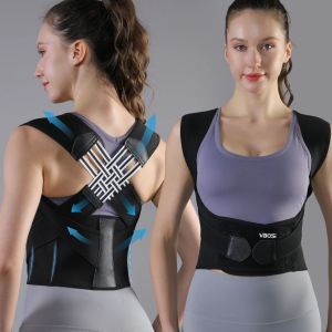 VBOSI Adjustable Posture Corrector Upper Back Support Sporty Shoulder Belt for Men And Women