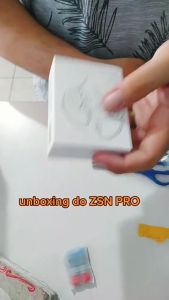 KZ ZSN Pro Metal Earphones 1BA+1DD Hybrid Technology HIFI Bass Headset In-Ear Earbuds Headphones with Mic