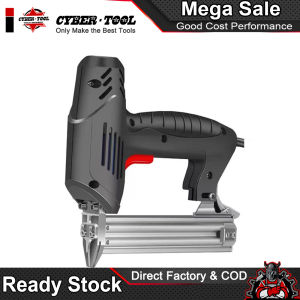220V Electric Nail Gun Air Tacker Gun Pneumatic Staple Gun Heavy-Duty Air Nailer Fits Max 30mm Nail for Wood