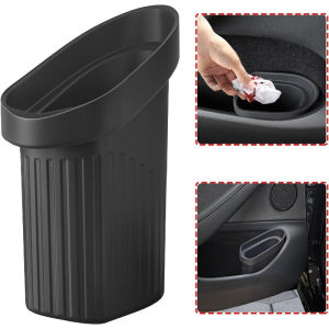 For Tesla Model 3/Y 2025 Car Door Trash Can Silicone Door Storage Box Waterproof Garbage Can 2024 Model 3/Y Car Accessories