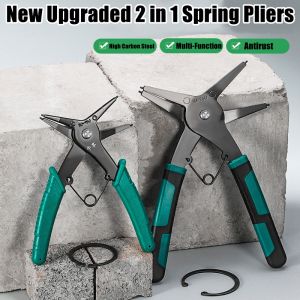 Snap Ring Plier Type Circlip Pliers Multifunctional Crimp Tool Internal External Ring Remover Retaining Circlip Pliers Hand Tool