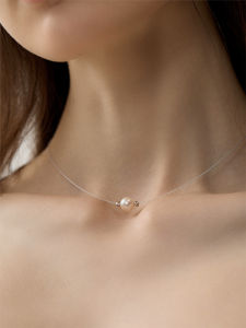 Aiden Candice Pearl Clavicle Necklace Womens Original Design Luxury Jewelry Subtle Femininity Elegant Fashion Accessory