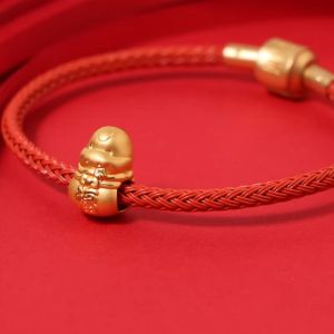 Chow Sang Sang 周生生 Charme 999 24K Solid Gold Zodiac Snake in Lucky Bag Charm 95342C (Bracelet Not Included)