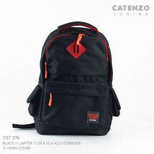 New Catenzo Junior Tas Ransel Anak Laki laki CST 274 HITAM