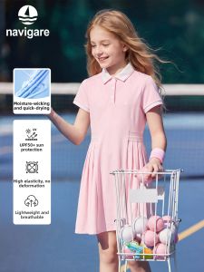 navigare kids | Girl Polo Neck Dress Short Sleeve