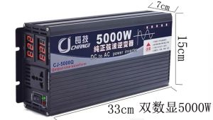 CJ inverter 5000W 12v/24V อินเวอร์เตอร์เพียวซายเวฟ100% ตัวแปลงไฟ Dc to Ac  ตัวแปลงไฟรถ สินค้าพร้อมส่งจากไทย