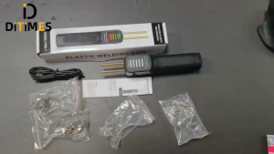 เครื่องเชื่อมพลาสติกแบบพกพาไร้สาย PWG-1 เครื่องเชื่อมแบบใช้แบตเตอรี่ชาร์จ USB ปืนเชื่อมพลาสติก เครื่องเย็บลวดความร้อน ชุดเครื่องมือซ่อมแซมสำหรับกันชนรถยนต์