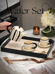 Ceramic tea set suitable for wedding ceremony come with household gift box