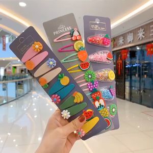 Hair Clip for Kids Cute Princess Fruit Hairpins Children Kid Hair Clips Pins