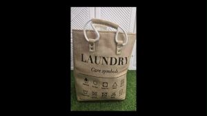 Romantika Handle Laundry Bag Foldable Fabric Laundry Basket 3Design Bathroom Organizer Dirty Clothes Storage Bakul Baju