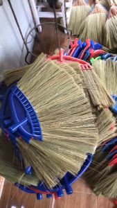 Sapu Lantai Sapu Rayung Ijuk  Gagang Kayu