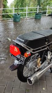 Striping Sticker Lis Les Polet Honda GL 100 Gold Cacing GL100 1982 82 List Body Standar Berkualitas Termurah Mahkota Stiker