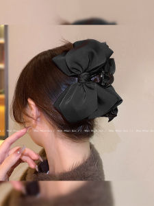 Fashionable Large Butterfly Knot Hair Clip Womens Popular Shark Clamp Autumn Winter New Style Hair Accessories Bun Hairpin