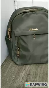 MCD67 Realpic & Video Tas Ransel Wanita Import Ransel Cewek Impor Tas Ransel Bahan Nilon  Ransel 5in1 Ransel Sekolah Kuliah Kampus