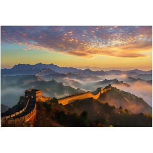 500/1000/1200/2000PCS Jigsaw Puzzle Great Wall Cartoon Toys High Difficulty Materials Essential Holiday Gifts