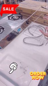 ชั้นวางจานสเตนเลส - ชั้นวางจาน ที่ใส่จานชาม ชั้นวางถ้วยจานสแตนเลส ชั้นล้างจาน ชั้นเก็บจานชาม 2 ชั้น มือใช้งานหรือเก็บคุณในบ้าน รุ่น IK42