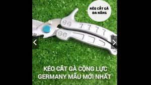 Kéo cộng lực 2in1 chuyên cắt gà cao cấp nhập từ Liên Bang Đức. Mẫu mới nhất 2024