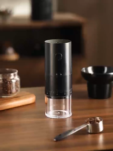 Portable Electric Coffee Grinder USB Rechargeable Built-In Ceramic Burr 38 Multiple Grind Settings Low Noise Coffee Bean Grinding Machine For Camping Travel Home Use
