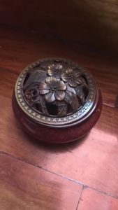 ABS YU HENG Retro Ceramic Incense Burner Household Multifunctional Line Incense Burner High temperature resistant and easy to clean