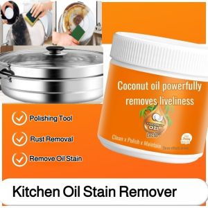 Coconut Oil Stain Remover: Powerful Multi-Surface Cleaner for Kitchen and Bathroom